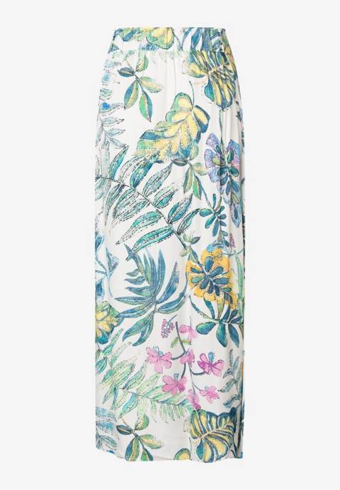 More & More Satin Print Skirt