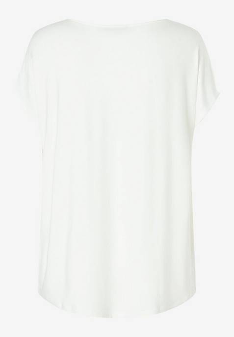 More & More Shirt Mit Satinfront