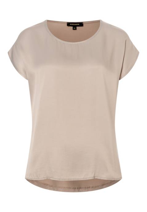 More & More Shirt mit Satinfront