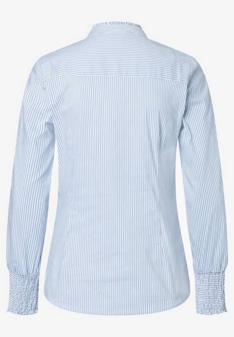 More & More Striped Cotton Stretch Blouse