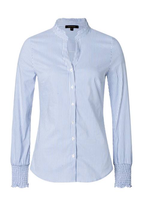 More & More Striped Cotton Stretch Blouse