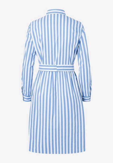 More & More Striped Shirt Dress