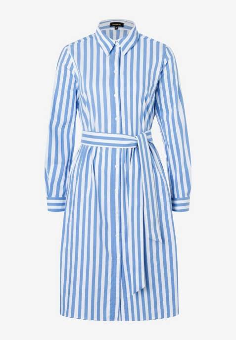 More & More Striped Shirt Dress