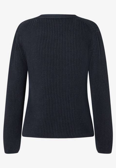 More & More V-Neck Cardigan With Horn Buttons