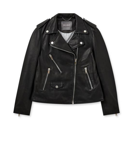 MOS MOSH Biker-Lederjacke