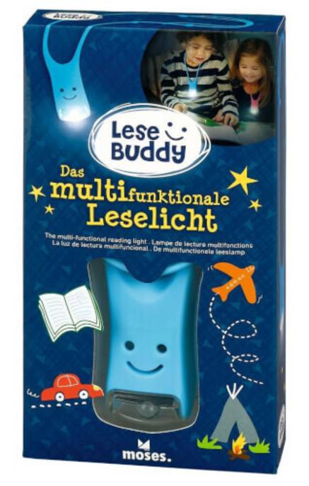 Moses Verlag Lese Buddy Blau Leselicht