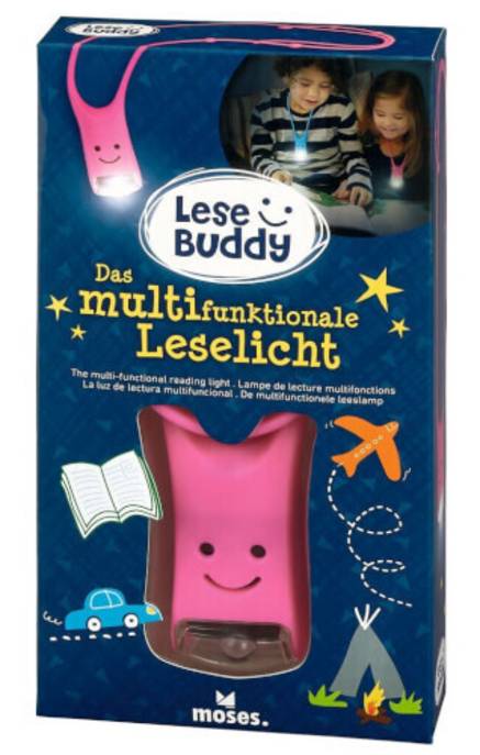 Moses Verlag Lese Buddy Pinkpink Leselicht