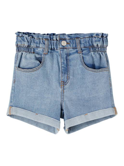 name it NKFBELLA SLIM HW DNM SHORTS 5460-TZ NOOS