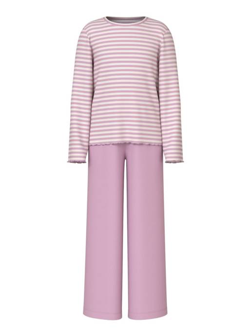 name it NKFNIGHTSET STRIPE LOOSE RIB