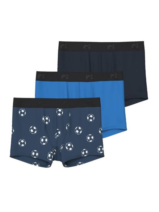 name it NKMBOXER 3P DARK DENIM FOOTBALL NOOS