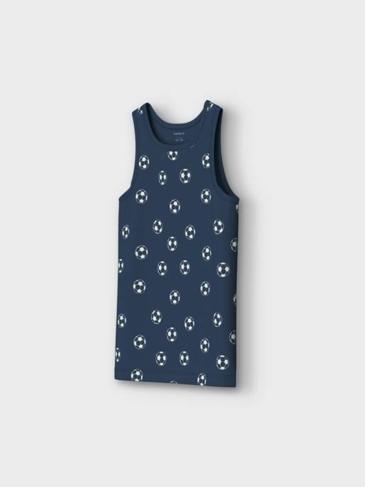 Name It NKMTANK TOP 2P DARK DENIM FOOTBALL NOOS