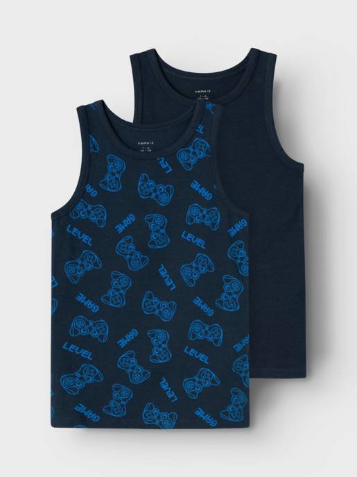 Name It NKMTANK TOP 2P DARK SAPPHIRE GAMER NOOS