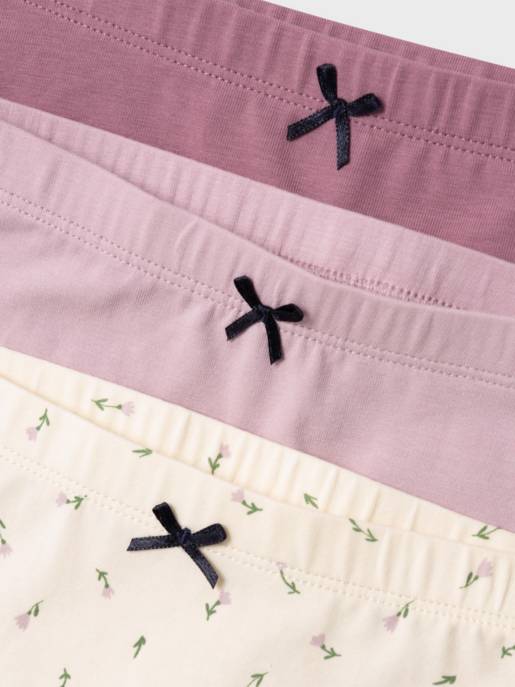 Name It NMFTIGHTS 3P BUTTERCREAM FLORAL NOOS