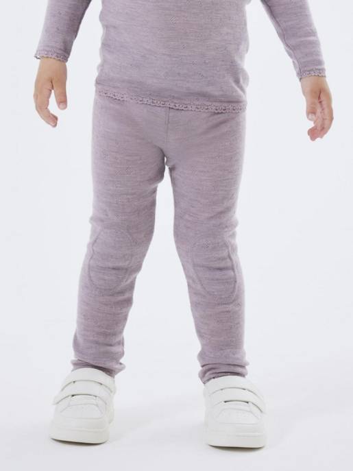 Name It NMFWANG WOOL NEDDLE LEGGING SOLID NOOS