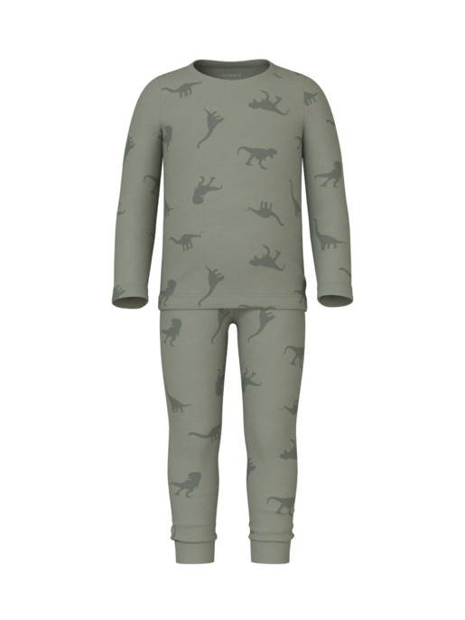 Name It NMMNIGHTSET AGAVE GREEN DINO RIB NOOS