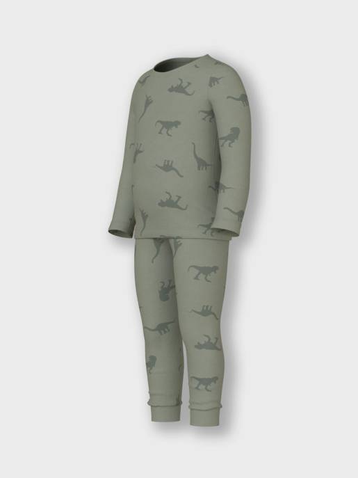 Name It NMMNIGHTSET AGAVE GREEN DINO RIB NOOS