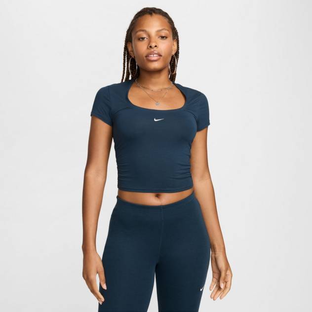 NIKE W NSW NK CHLL SS SQR NCK TOP