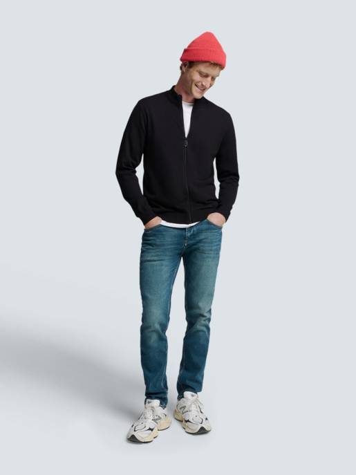 No Excess Cardigan 2 Coloured Melange