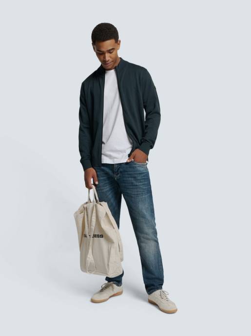 No Excess Cardigan 2 Coloured Melange