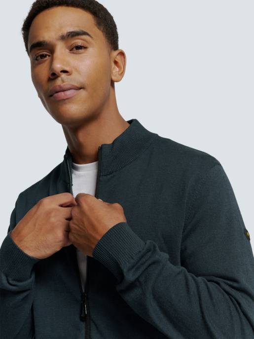 No Excess Cardigan 2 Coloured Melange