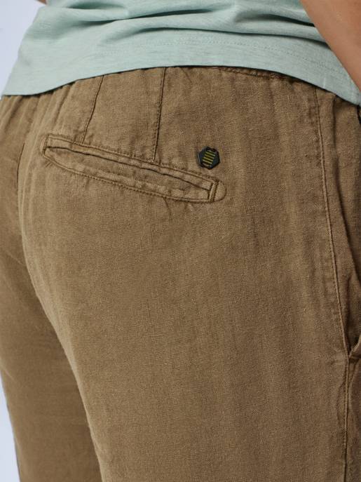 No Excess Pants Linen Garment Dyed