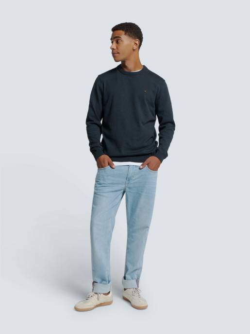 No Excess Pullover Crewneck 2 Coloured Melange