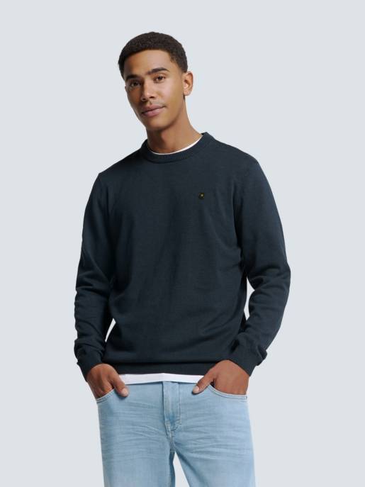 No Excess Pullover Crewneck 2 Coloured Melange