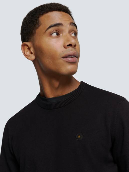 No Excess Pullover Crewneck 2 Coloured Melange