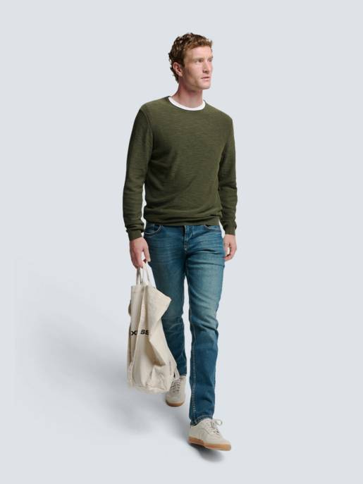 No Excess Pullover Crewneck Garment Dyed + Stone W