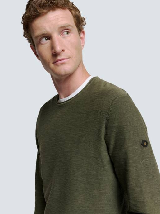 No Excess Pullover Crewneck Garment Dyed + Stone W