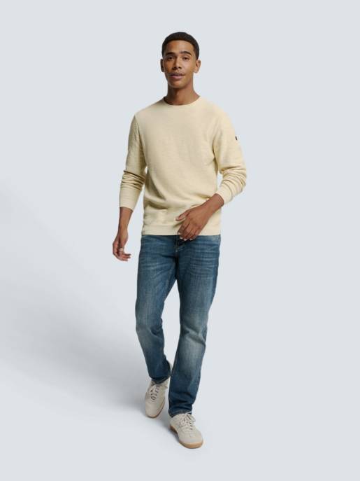 No Excess Pullover Crewneck Garment Dyed + Stone W