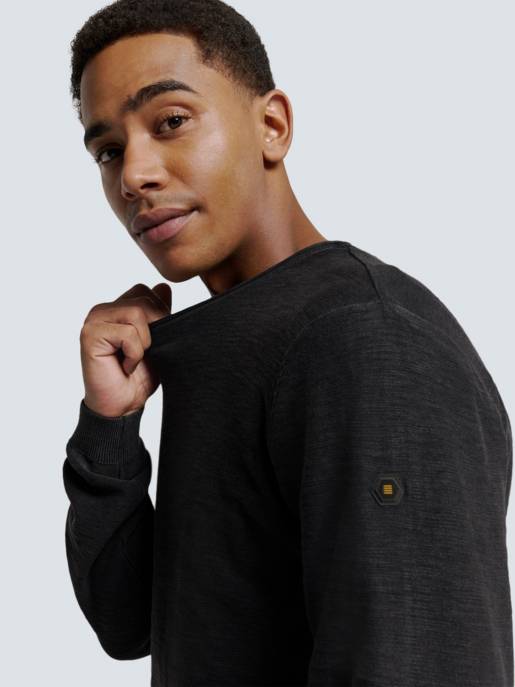 No Excess Pullover Crewneck Garment Dyed + Stone W