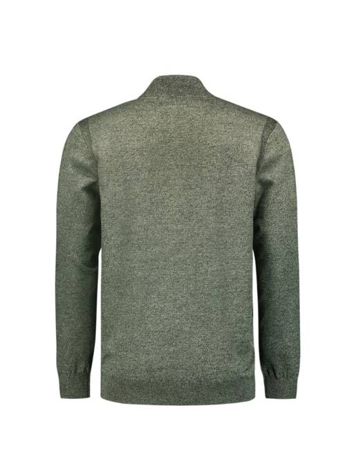 No Excess Pullover Half Zip 2 Coloured Melange