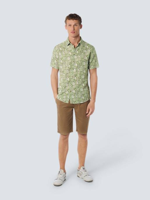 No Excess Shirt Short Sleeve Allover Printed With