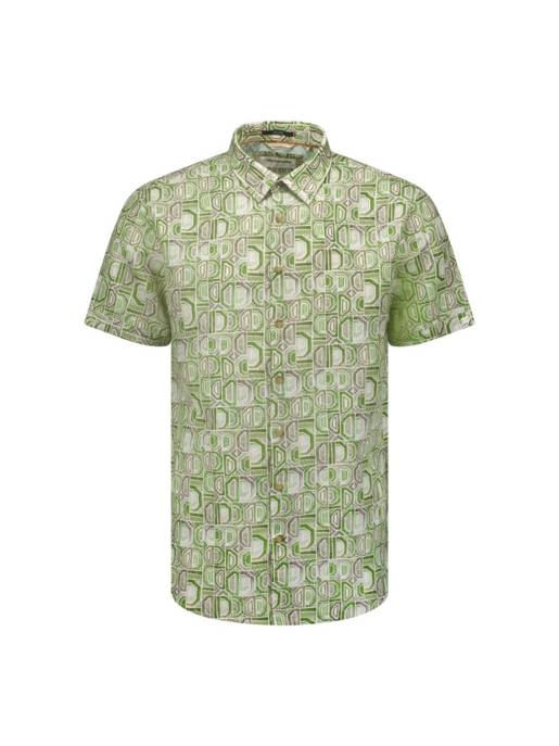 No Excess Shirt Short Sleeve Allover Printed With
