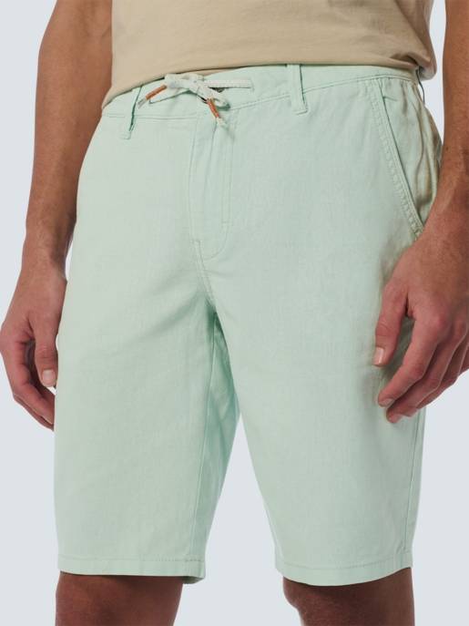 No Excess Short With Linen Garment Dyed