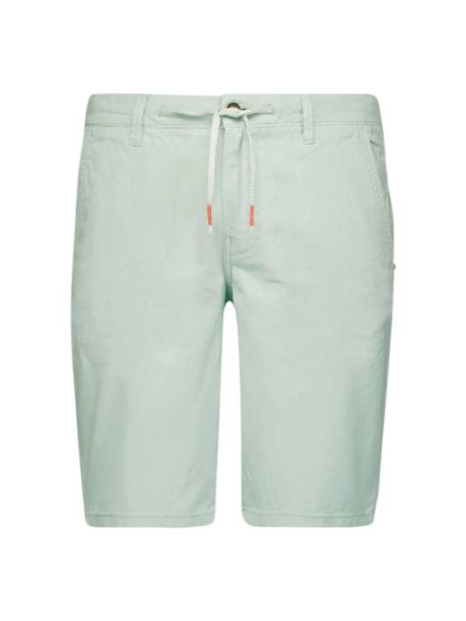 No Excess Short With Linen Garment Dyed