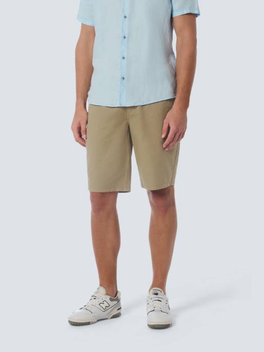 No Excess Short With Linen Garment Dyed