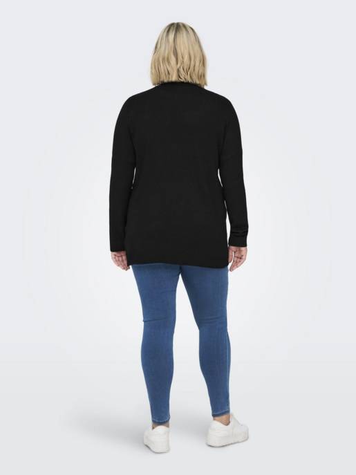 ONLY Carmakoma CARESLY L/S OPEN CARDIGAN KNT NOOS
