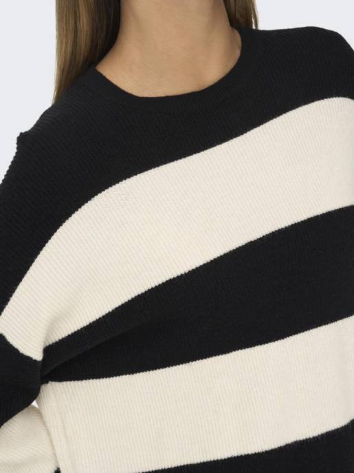 ONLY ONLATIA L/S STRIPE PULLOVER CC KNT