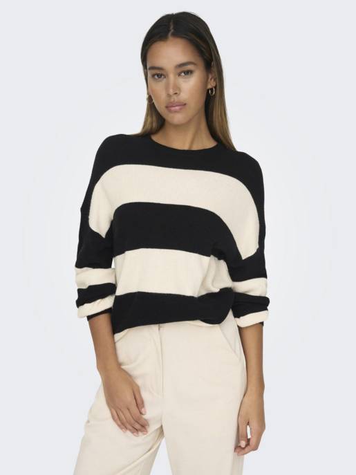 ONLY ONLATIA L/S STRIPE PULLOVER CC KNT