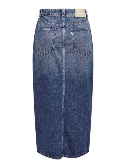 ONLY ONLAYOE HW FRONT SLIT MIDI DNM SKIRT DCC