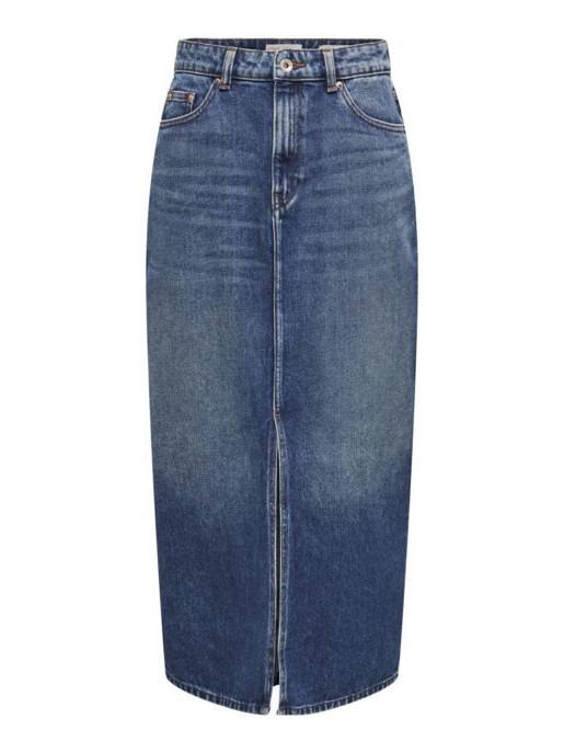 ONLY ONLAYOE HW FRONT SLIT MIDI DNM SKIRT DCC