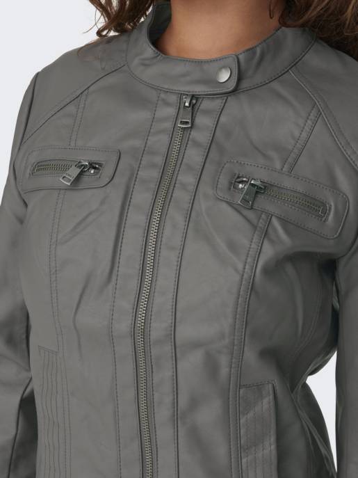 ONLY ONLBANDIT FAUX LEATHER BIKER OTW NO