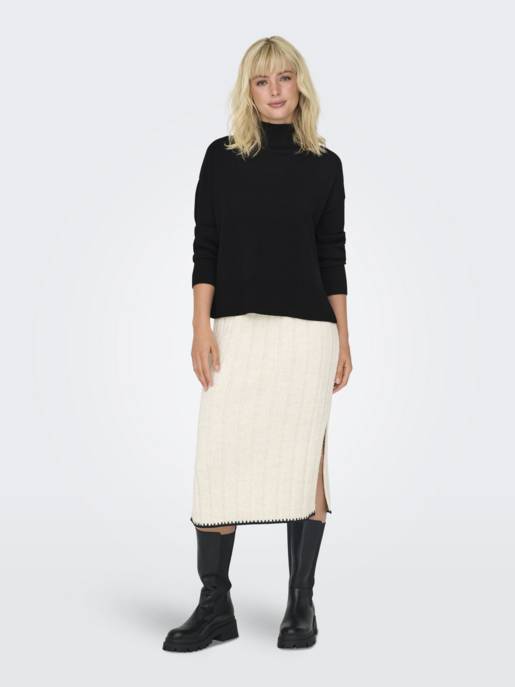 ONLY ONLBARI L/S HIGHNECK KNT NOOS