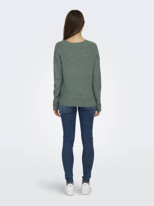 ONLY ONLCAMILLA V-NECK L/S PULLOVER KNT