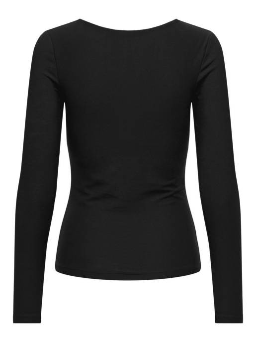 ONLY ONLCHOICE L/S 2-WAY OVAL NECK TOPBOX JRS