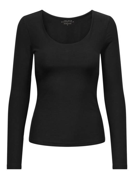 ONLY ONLCHOICE L/S 2-WAY OVAL NECK TOPBOX JRS