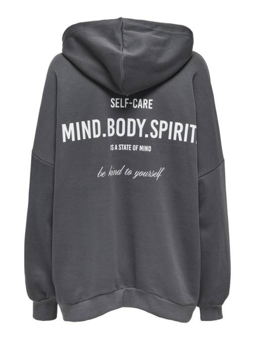 ONLY ONLDAZE L/S OVERSIZE ZIP HOOD CS SW