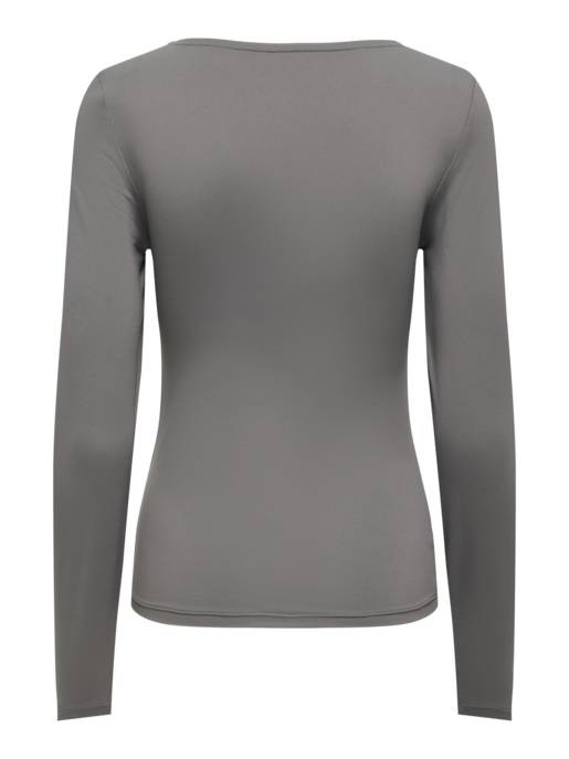 ONLY ONLEA L/S 2-WAY DEEP NECK TOP JRS NOOS